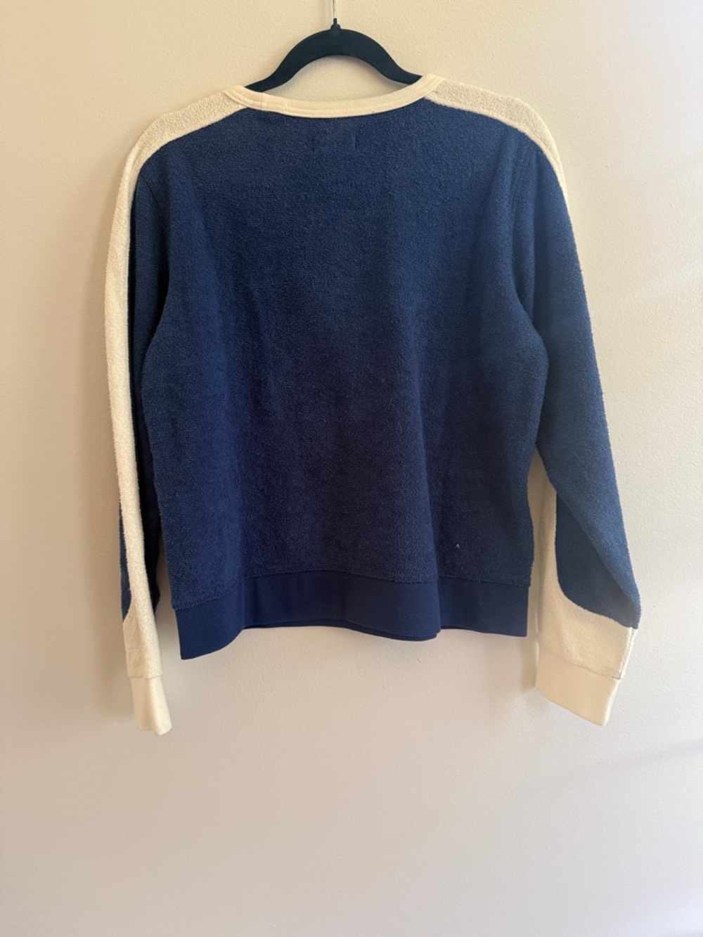 Women's Blue and White Sweater - Picture 2 of 2